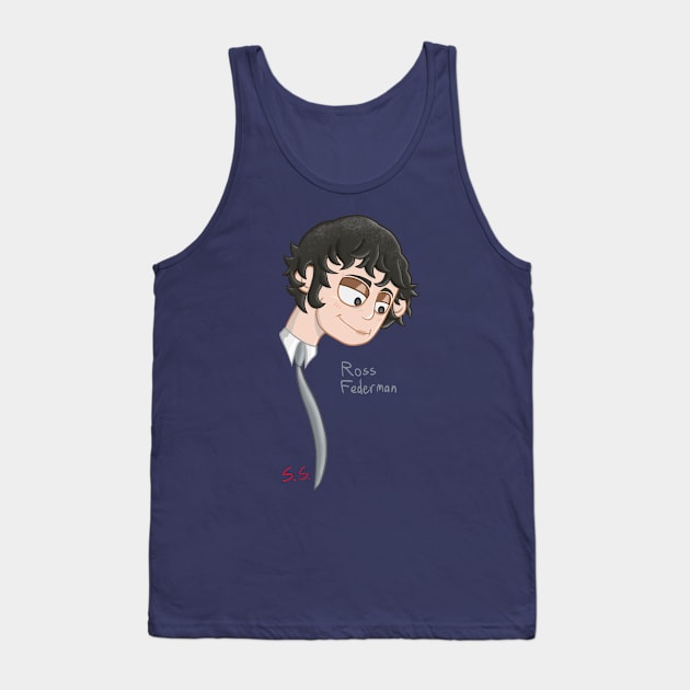 Ross Federman Tank Top by The Cat that Draws